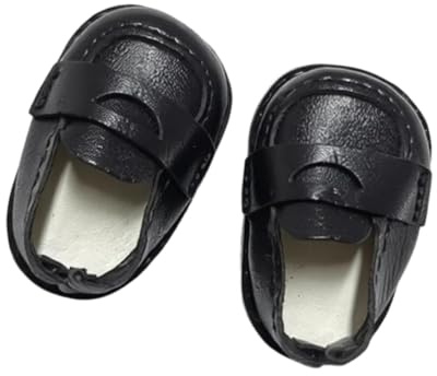 MagiDeal 1/6 Doll Shoes, Classic Leather Mini Shoes for BJD, Action Figures, Replacement Footwear for Dress Up, Display, Daily Play, Photography, Collection Gift for Girl Adult