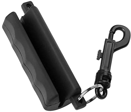 Peosaard Removedor de Objetivo de Flecha de Tiro con Arco, Extractor de Flecha de Silicona, Extractor Protector Negro con Clip de liberación rápida, removedor de Objetivo de Tiro con Arco