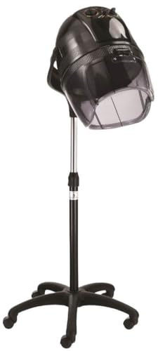 Casco de secado profesional con soporte negro Record 1200