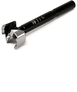 Fisch Black Shark Forged Steel Forstner Drill Bit for Woodworking, Precision Wave Design, Clean Cuts in Hardwoods, MDF, and Plywood, FSA-365792, Made in Austria (1 inch)