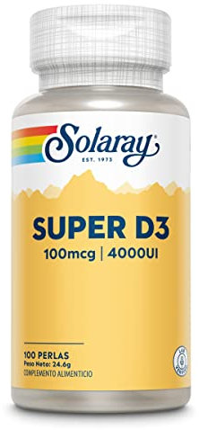 Solaray Solaray Super D3 4000 UI, 100 Perlas 24.6 g