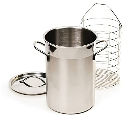 Asparagus Steamer 9x5.5 Silver Stainless Steel