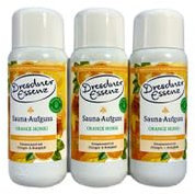 Dresdner Essenz Lot de 3 infusions pour sauna Orange/Miel, 3 x 250 ml