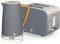 Swan Nordic Kitchen Set, 1.7L Fast Boil Kettle and 900W 2-Slice Toaster, Grey SK14610GRYN/ ST14610GRYN