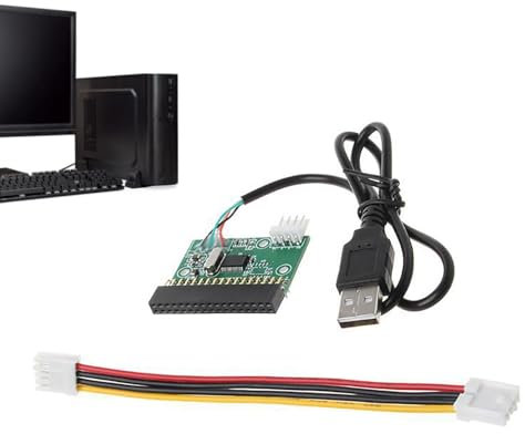 Convertitore USB per Lettore di Floppy Disk - Plug and Play, Adattatore da 1,44 MB per Disco A, Compatibile Con Computer Portatili, Desktop e PC