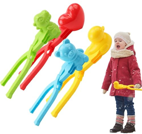 Besreey Pince à boules de neige, pince à boules de neige, pince à boules de neige, moule à boules de neige, jouet de sable, pour bac à sable ou
