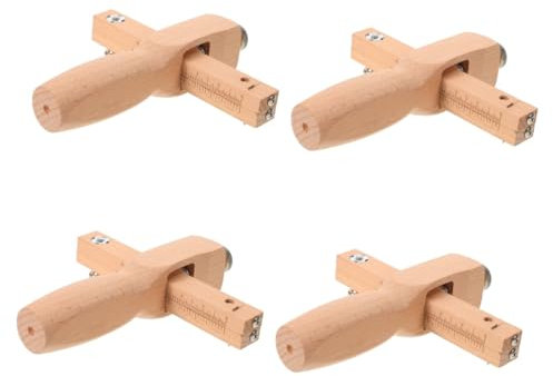 DIYEAH 4stücke Leder Gürtel Schneidegerät Einstellbarer Holz Cutter Für Präzises Schneiden Von Lederstreifen Ergonomisches Design Für Einfache Handhabung Und Hohe Effizienz Bei