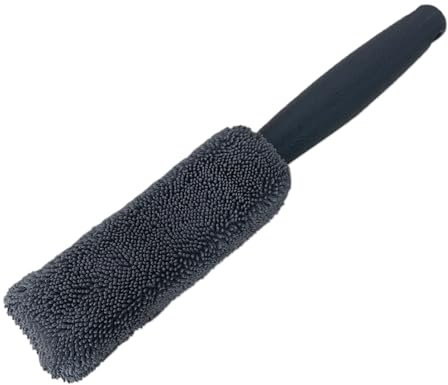 Vesidoloy Radbürste für Auto-Details, weiche Felgenbürste – weiches Mikrofaser-Design mit rutschfestem Schrubben und schnell trocknend, Mehrzweck-Schrubber für Cabrio-Verdeck