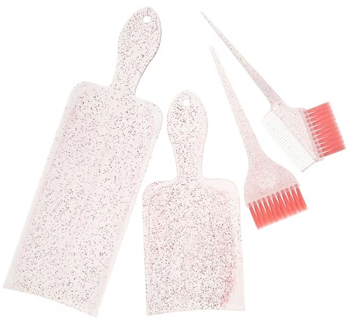 Amosfun Kit di Colorazione Chioma Mèches, Spazzola e Tavolozza Colori per Tintura, Set Strumenti per Evidenziare Chioma, Adatto a Uso Professionale e Casalingo