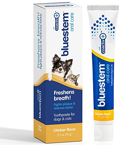 Dog Toothpaste : Chicken Flavor Tooth Paste for Dogs & Cats. Teeth Brushing Cleaner Pet Breath Freshener Oral Care Dental Cleaning Kit. Tartar & Plaque Remover Brushes
