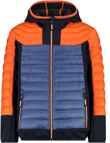 CMP unisex - barn Giacca Ibrida Da Bambino Con Cappuccio Fisso Jacka