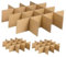 DIYEAH 18 piezas divisores para cajas de envío embalaje divisor de placas para embalaje cajas de mudanza para vajilla separadores de tazas movibles partición taza movible papel caqui