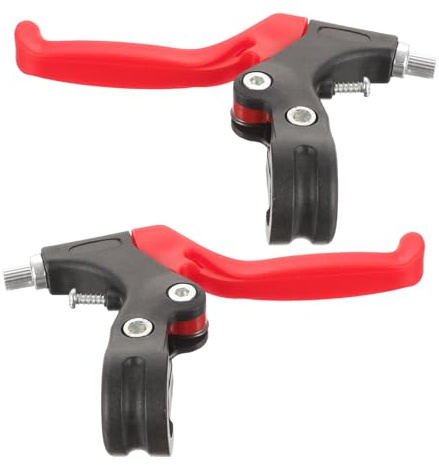 STOBAZA Leve Freno per Bici in Plastica e Metallo Maniglie Freno 4 Dita Ricambio Leggero e Resistente per Biciclette Accessorio Ciclismo Pratico