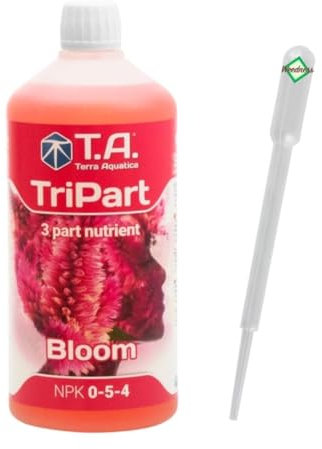Weedness GHE FloraBloom Blütephase 1 Liter - Grow Dünger Naturdünger NPK Bio Tomaten Gurken Flüssigdünger Organischer
