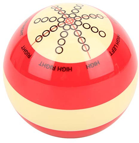 YWBL-WH Cue Ball Billard Tragbares Billard Cue Ball Übungsassistent Zubehör für America Pool Eight 8 Ball