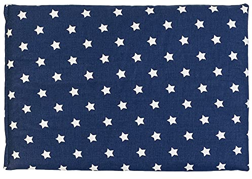 GIRAFFENLAND Körnerkissen 30 x 20 cm, Sterne-blau - Körner Wärmekissen für Mikrowelle und Backofen - 30x20cm, Weizen