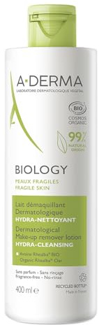A-DERMA BIOLOGY Make-Up Entfernungslotion, 400 ml Lotion