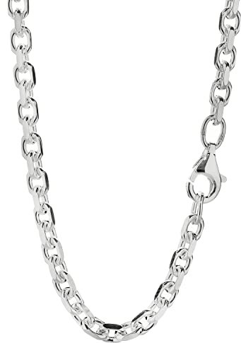 NKlaus 80cm Ankerkette 925 Silber elegante Halskette Breite: 3,0mm Collier 22g schwer 4074