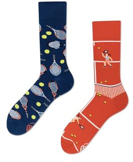 Many Mornings - Calcetines Grand Slam - Mismatched - Tenis (39-42), multicolor