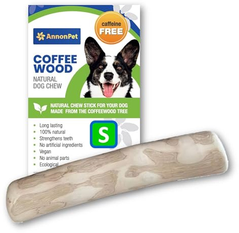 AnnonPet® | Legno di Caffè per Cani da masticare I Masticativi I Bastone come Ossa I Masticativo naturale per cane I Bastoncini (Small)