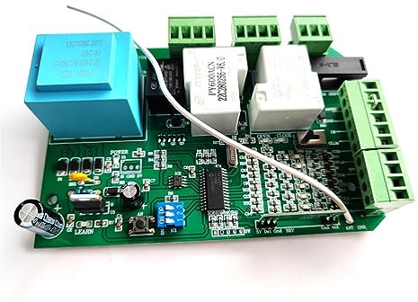 Placa de circuito para motor de puerta Tablero de control for abridor de puerta corrediza Tablero de control de circuito de reemplazo principal electrónico de seguridad Para fábricas, escuelas y resid