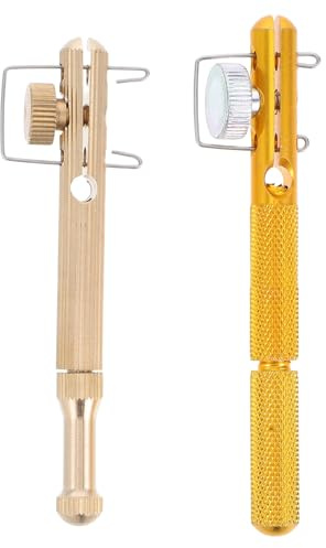 GRIRIW 2 pièces Outil de Nœud Rapide pour Hameçons Accessoires de Portables Aluminium et Cuivre Kit pour Débutants et Pêcheurs