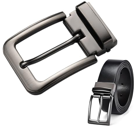 40 Mm Fibbia Per Cintura Uomo, Fibbie Per Cinture 38-40 Mm, Fibbia Di Ricambio Quadrata Singola In Lega Di Zinco, Per Uomini E Donne (B)