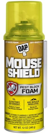 DAP Mouse Shield Foam Sealant and Blocker, Off White, 12 Oz (7565012506)