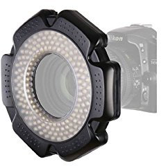 StudioKing Macro LED Lampe annulaire à intensité variable RL-160