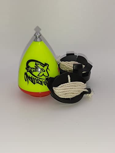 trompos space - Saturno XT Gerardo Montero et Javi de Maria Toupie, Couleur Jaune, Moyen (SXAMCUER)