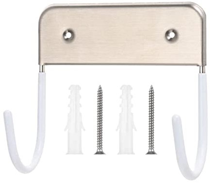 Colgador para tabla de planchar, soporte de pared de acero inoxidable, gancho para tabla de planchar, soporte de pared de almacenamiento para tablas de planchar, organizador de tabla de planchar, para