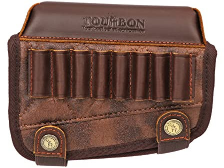 TOURBON Gewehr-Hinterschaft-Patronenhalter-Wangenauflage-Beutel für Rechtshänder