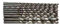 JVJ Wood Drill Bit 10 Pieces 200 mm Length 4-10.5 mm HSS Drill Bit Spiral Drill Bit for Drilling Diameter 4.2, 5.2, 5.5, 6.2, 6.8, 7.2, 7.5, 8.5, 9.5, 10.5 mm (10 Litres in 1)