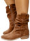 Stiefel Damen Schwarz, Stiefeletten Damen Klassisch Wildleder Halbstiefel Spitz Schlupfschuhe Niederung Stiefel mit Schnalle Kurzstiefel Übergangsstiefel Halbhohe Ankle Boots Halbhoch