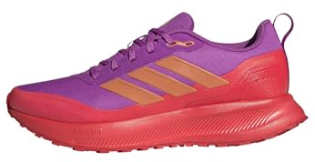 adidas Mujer RUNFALCON 5 TR Running Shoes, Purple Burst/Dusky Orange/Lucid Red, 37 1/3 EU