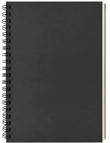 A4 Sketch Books Sketch Pads Hard Back Cover Spiral Bound Sketch Pad160gsm Paper 60 Pages (A4-1Pack)