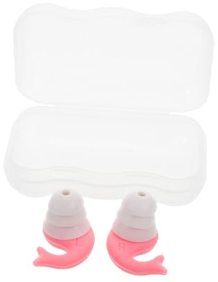 SOPOTUTU Protección y Reducción de Ruido con Tapones de para Dormir Nadar y Estudiar Diseño Ergonómico y Divertido de Reutilizables y Cómodos para Viaje y Dormitorio
