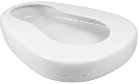 CLISPEED Padella per Letto Smaltata Anti-perdite per Anziani e Pazienti Allettati, Vaso Portatile per Wc da Comodino, Accessorio Sanitario per Uso Notturno e Assistenza Domiciliare