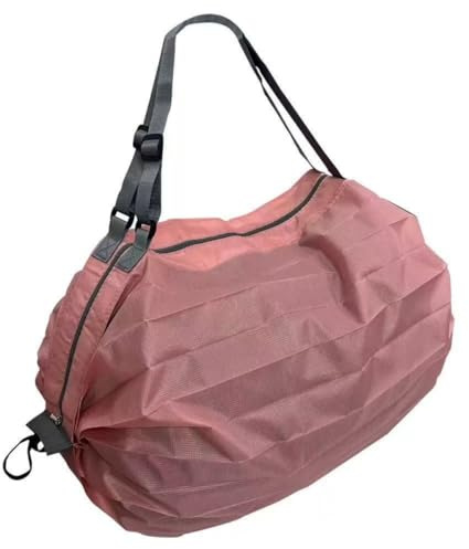 Bolsa de la compra plegable reutilizable, ligera y resistente al agua, bolso de mano portátil para compras, viajes, camping y actividades al aire libre, camuflaje marrón, A18.