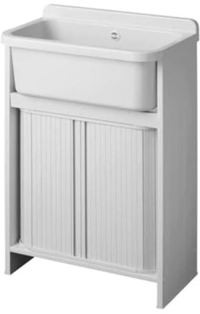 MINI LAVATOIO SALVASPAZIO PVC Serrandine a Scorrimento Lavapanni LxP 55 x 35 cm