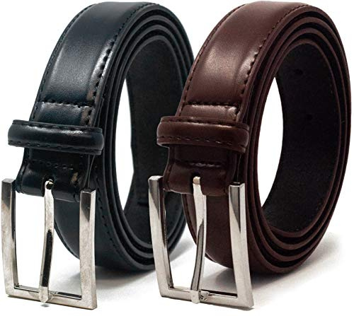 Herr Ashford Ridge 30 mm läderbyxbälte tvåpack