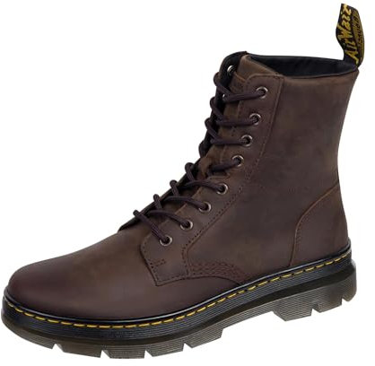 Dr. Martens Unisex Combs Leather Fashion Boot, Dunkelbraunes Verrücktes Pferd, 43 EU