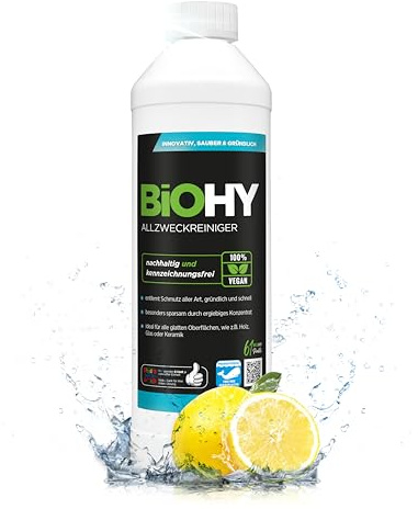BiOHY Nettoyant Tout Usage (Bouteille de 500ml) | Professionnel Doux - nettoyant Universel pour la Maison et la Voiture | entièrement biodégradable (Allzweckreiniger)