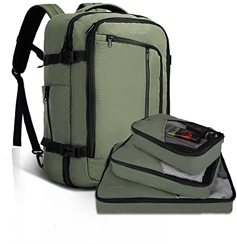 BanGe Travel Overnight Backpack,40-Liter FAA Flight Approved Weekender Bag Carry on Backpack