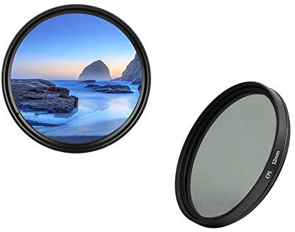 dHD DIGITAL Marken CPL Filter Polfilter 52mm Polarisationsfilter 52 mm