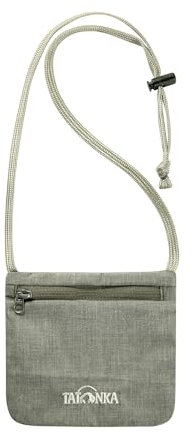 Tatonka Brustbeutel Skin ID Pouch - Kleine, leichte Geldbörse zum Umhängen mit Reißverschlussfach - Bietet Platz für Personalausweis, Führerschein, Kreditkarten, Bargeld