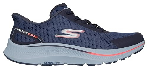 Skechers Hombre Go Run Consistent 2.0 Worldview Slip-In ENTRENADOR, Navy Textile, 43 EU