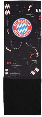 FC Bayern München I Multifunktionstuch mit Fleece I Schlauchschal I Loop I Kinder I Schwarz