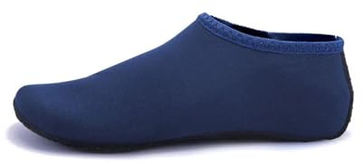 CYMMIYT Scarpe da Acqua 2 Paia di Scarpe da Acqua Unisex, Calzini da Sub, for Il Nuoto, Sandali da Spiaggia Estivi, Scarpe Basse, Antiscivolo, for Donna e Uomo(Deep Blue,M)
