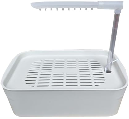 Bañera para loros – Bañera eléctrica para pájaros con fuente de alimentación USB, ducha automática para palomas de cacatúas, fácil accesorio para animales
